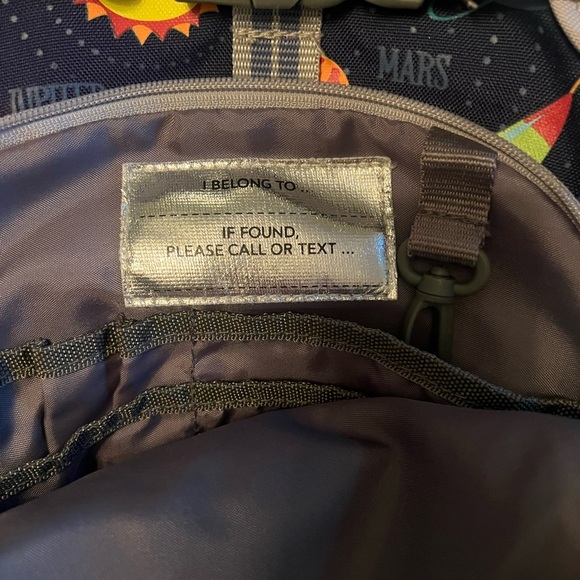 Pottery Barn Navy Solar System Large Backpack, Lunchbox, Pouch, & Bottle Bundle - Picture 13 of 16